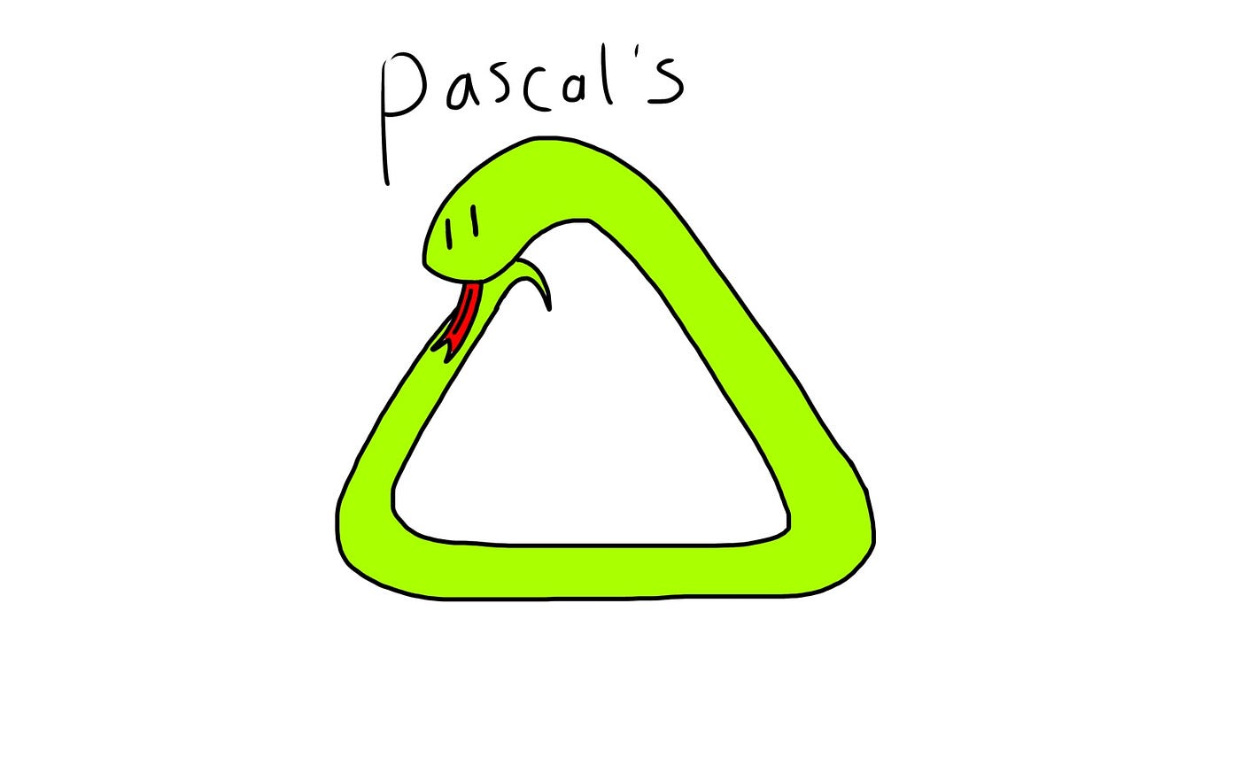 Difficult Python Question - Pascal's Triangle (In One Line) | Python in  Plain English