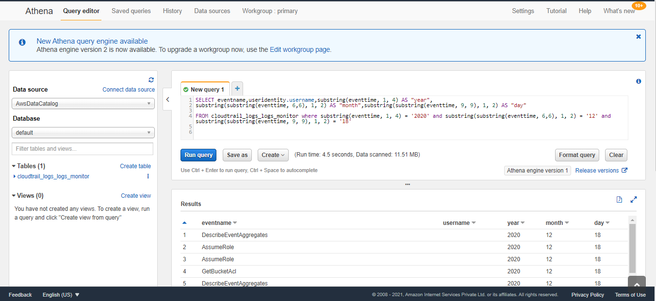 Query CloudTrail Logs using Athena. by Sai Mourya Medium