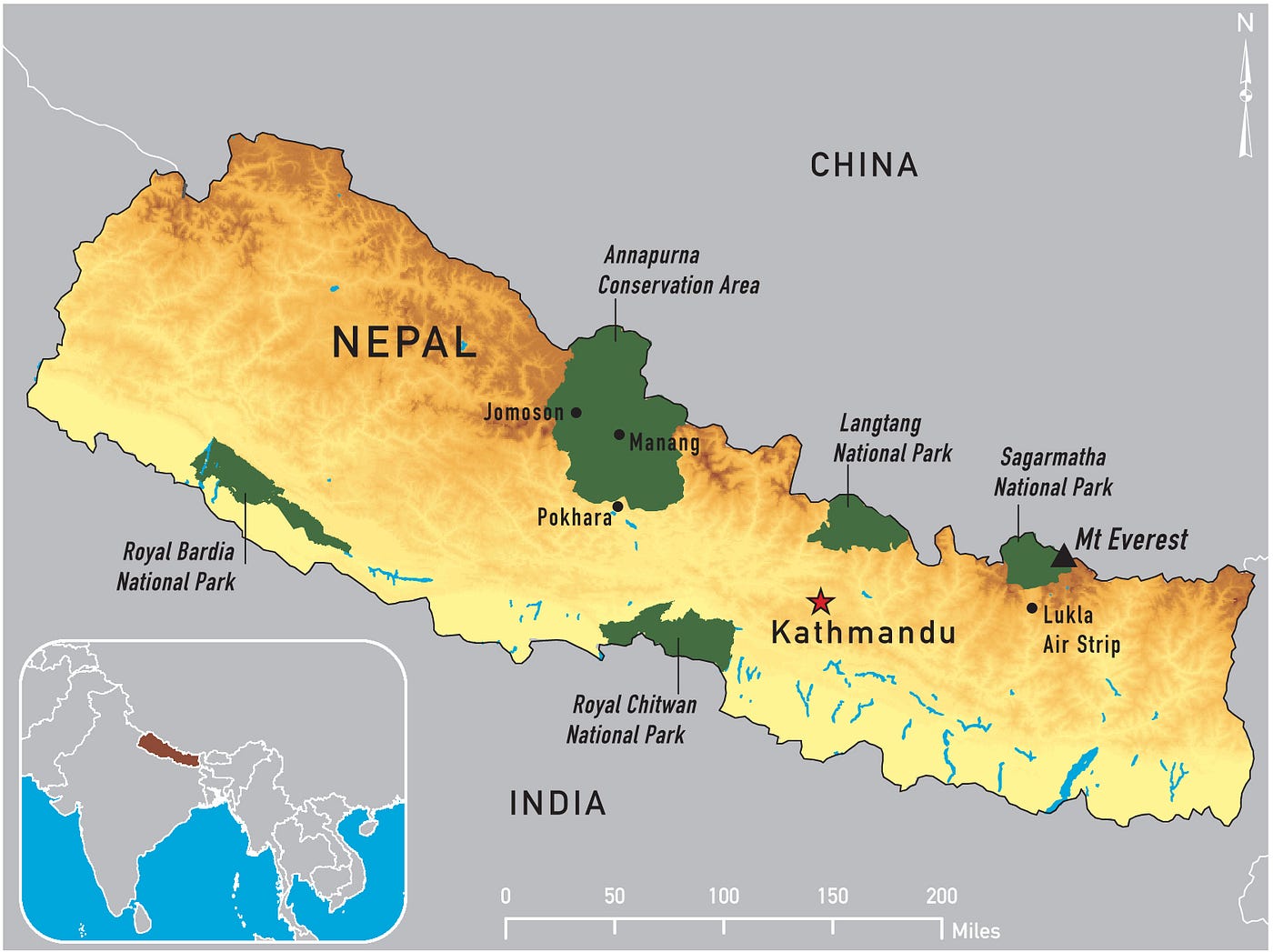 Map Of Chitwan Nepal Chitwan: A Night In The Forest. This Was Our Third Trip To Chitwan… | By  Katy Milligan | Medium