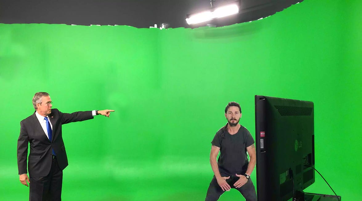 How To Do An Interview In Front Of A Green Screen And Not Feel Weird | by  David Lowe ⭐️ | Blow It Up | Medium