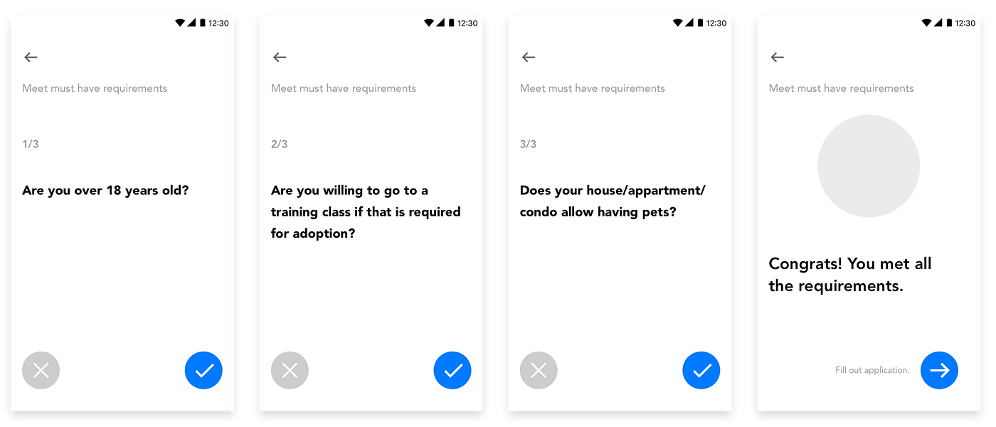 Designing Pet Adoption App — Case Study | by Olia Birulia | Prototypr