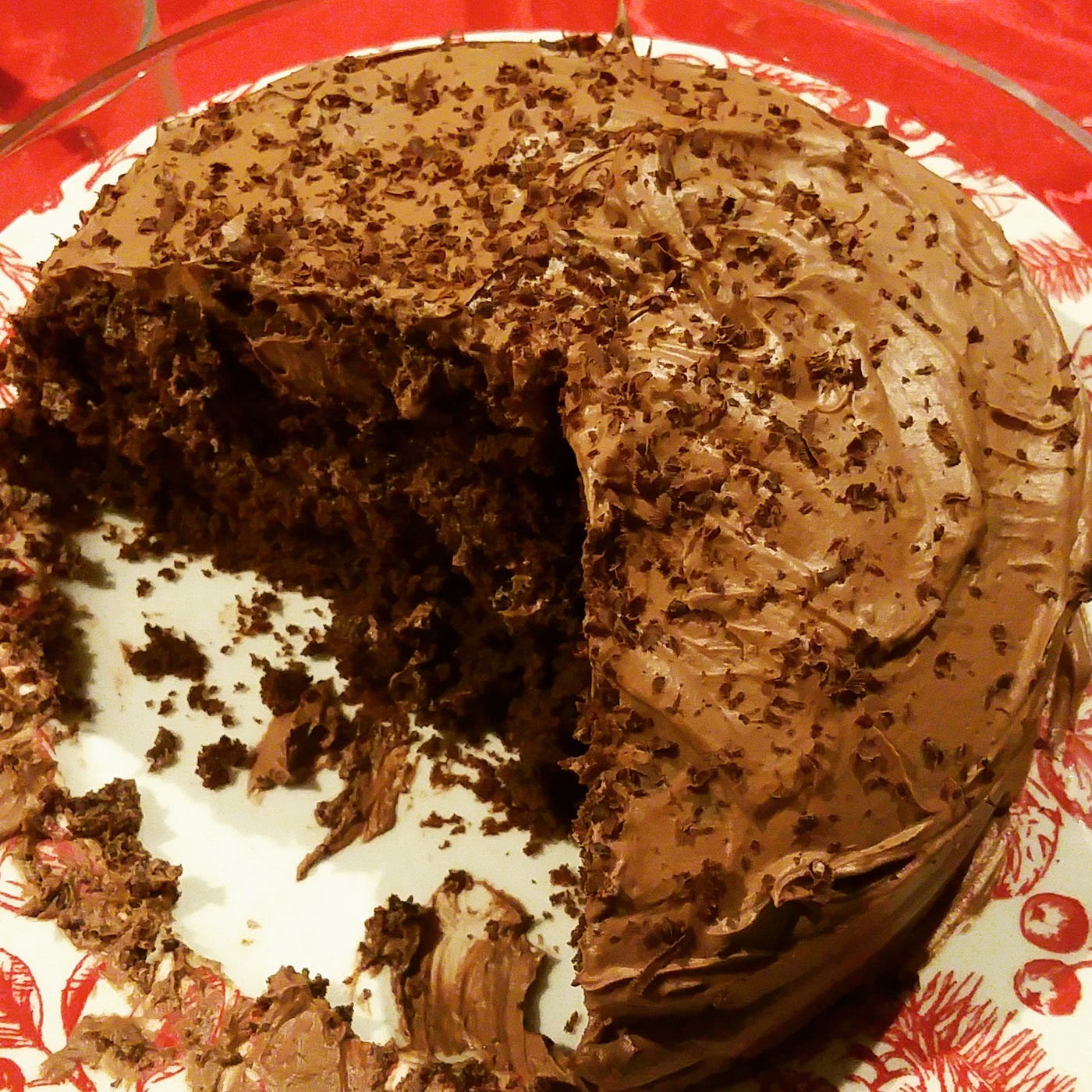 Gluten Free Chocolate Fudge Cake. A quick and easy gluten free bake