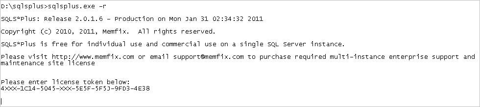 SQLS*Plus for SQL Server