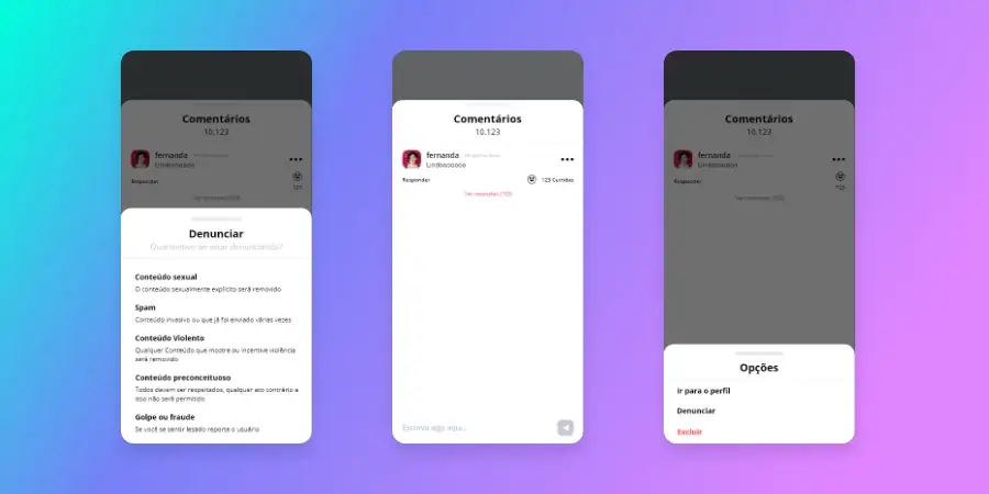 Tapedin comments section image