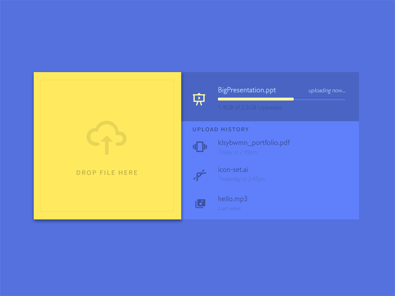 File Upload UI Inspiration. via Muzli | by Muzli | Muzli - Design ...