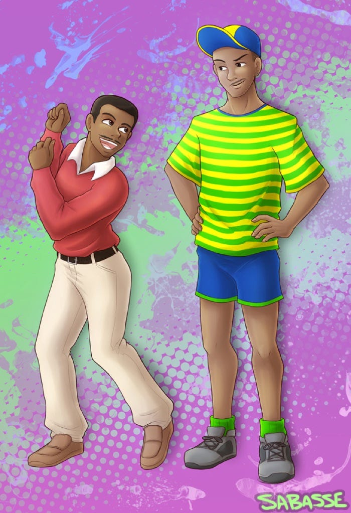 It S Not Unusual The Fresh Prince Of Bel Air Fan Art You Never Knew You Needed By Paco Taylor Medium