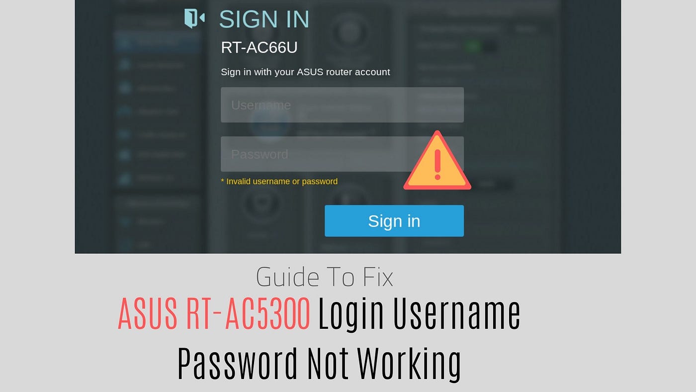 Fix ASUS RT-AC21 Login username password not working  by Asus
