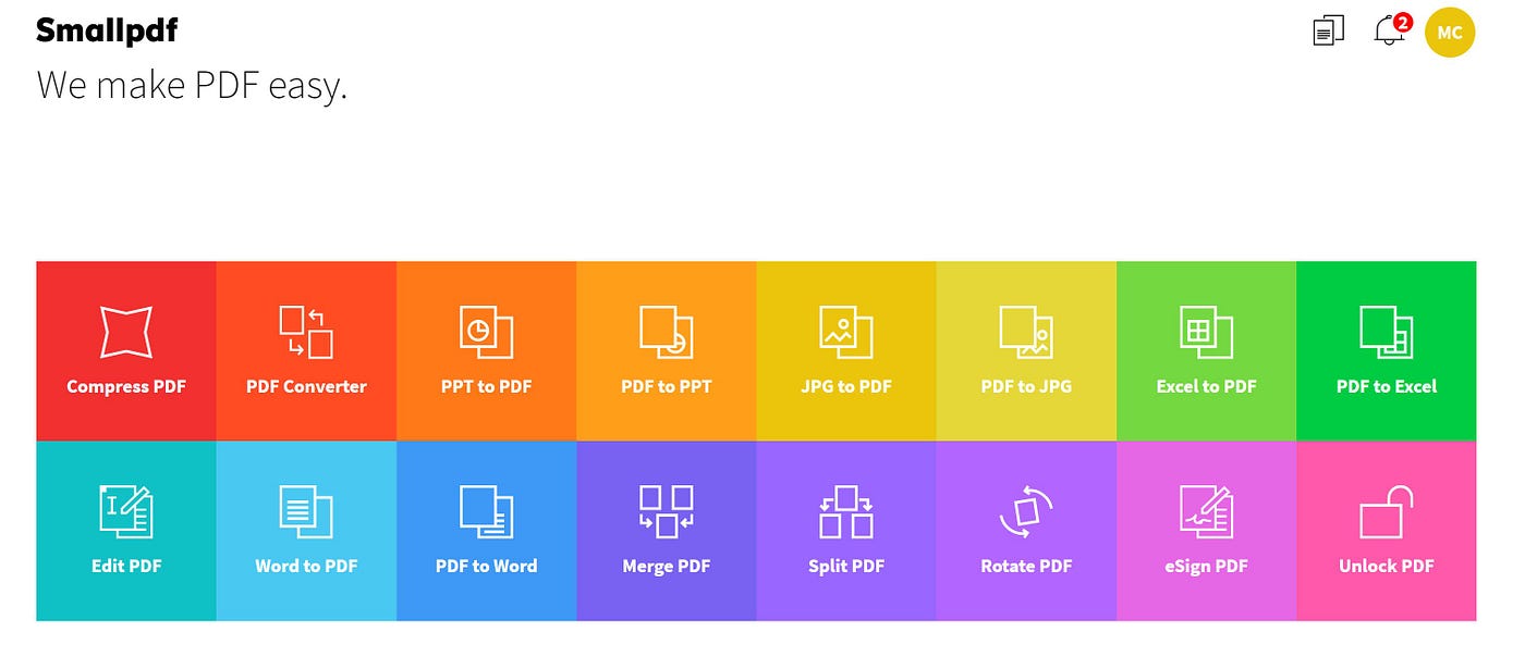 Smallpdf — A Bootstrapped Software Service with Big Implications | by Mohar  Chatterjee | Medium