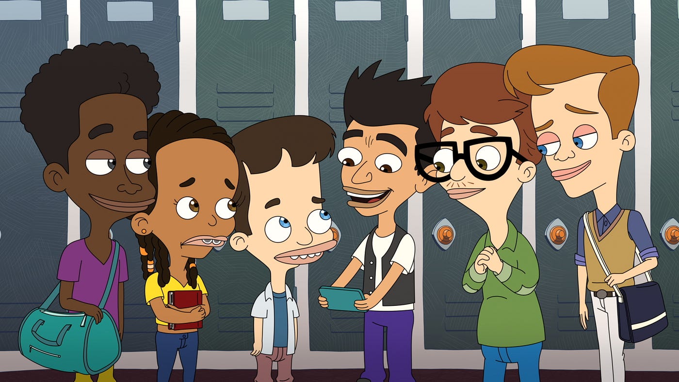 Some of the main characters in Big Mouth!