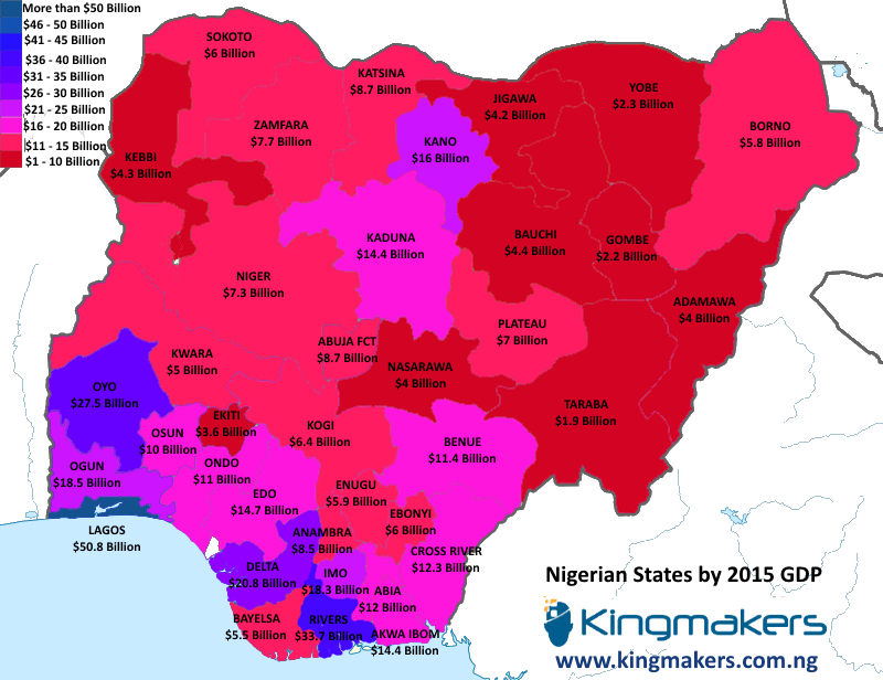 How we projected the GDP for states in Nigeria | by Obi Igbokwe |  Kingmakers | Medium