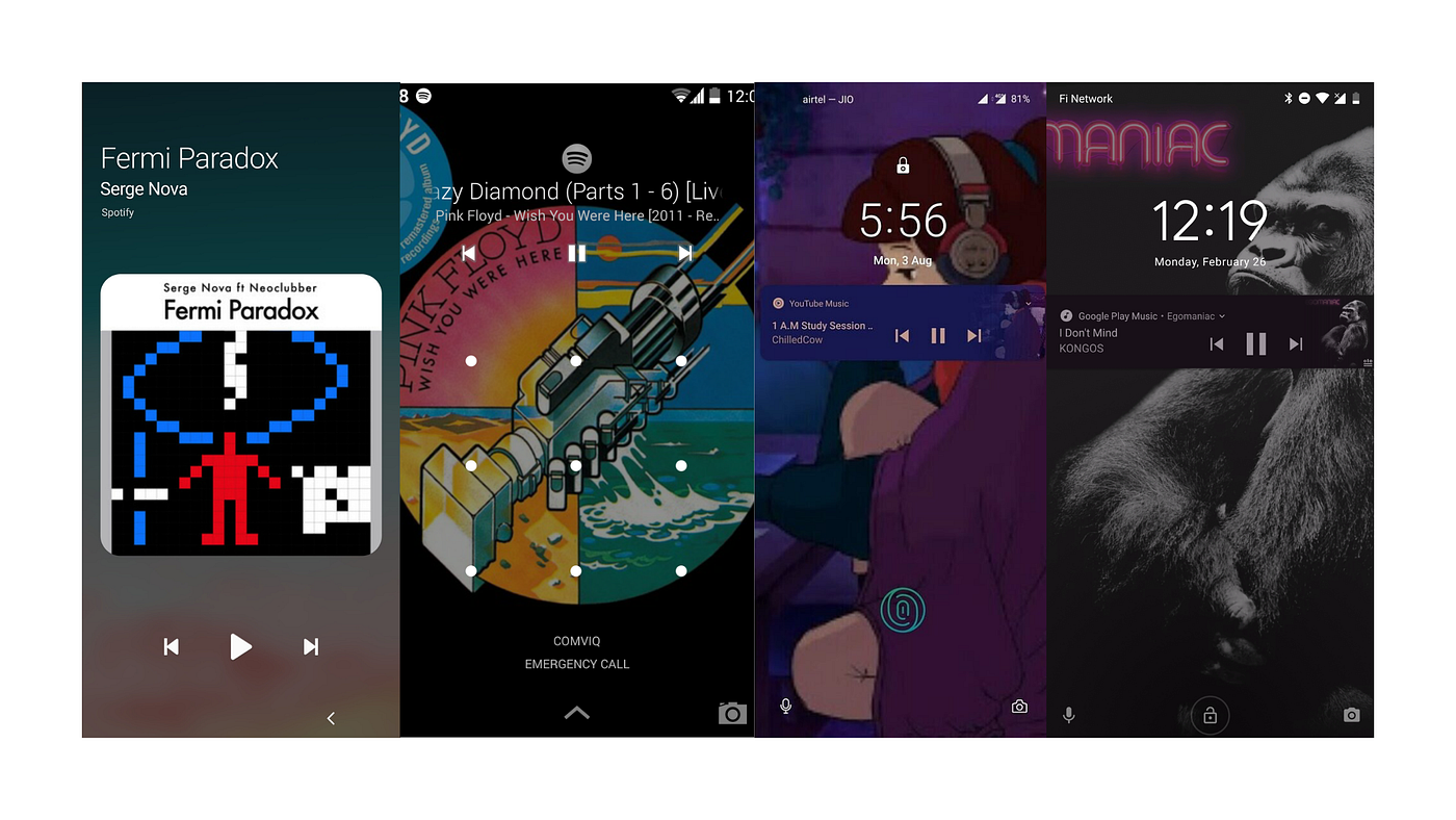 Set lock screen background of album art in Android by Chetan Pawar