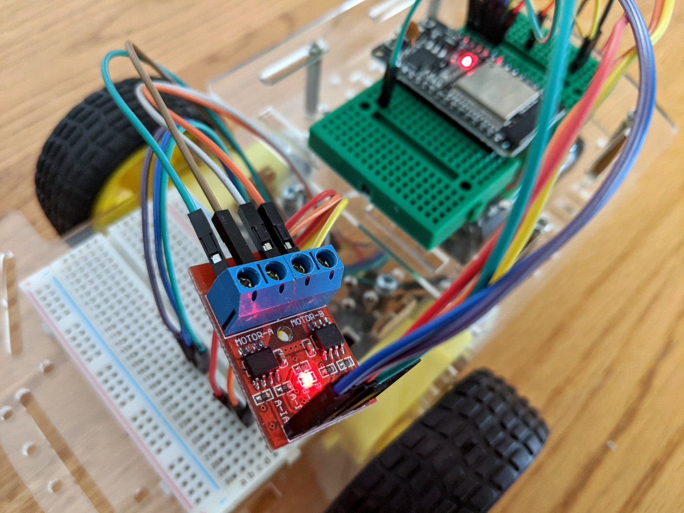 Use ROS2, an ESP32 running MicroPython, and the web browser to control a  motor driver | by Hadabot | Medium