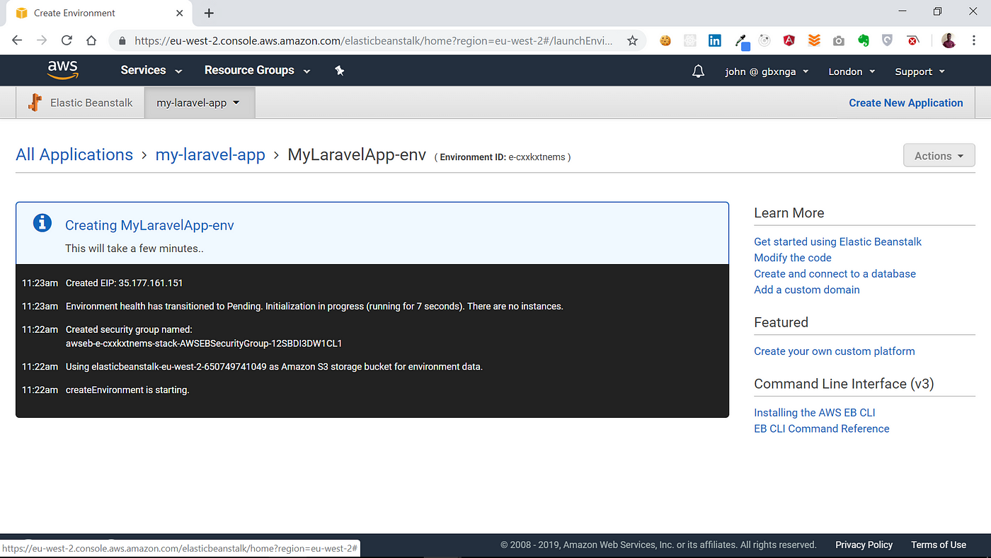 Deploy Laravel on AWS Elasticbeanstalk in 5 Minutes