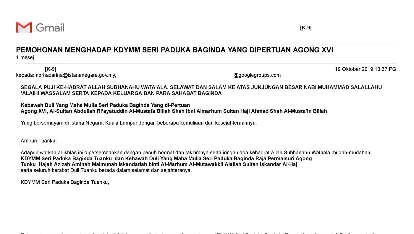 Permaisuri Royal Kesultanan Johor-Riau-Lingga  by u201cTENTERA EMAS 
