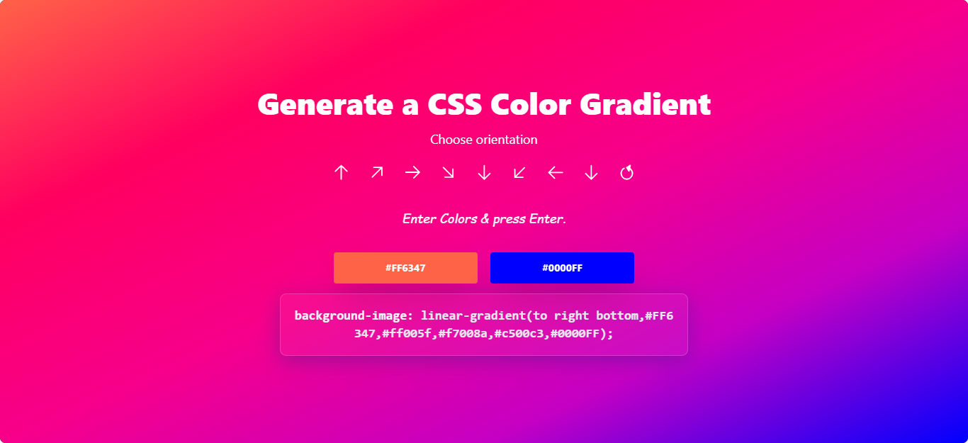 Build Dynamic Gradient Generator Using React and  | by Sahil Patel  | Better Programming