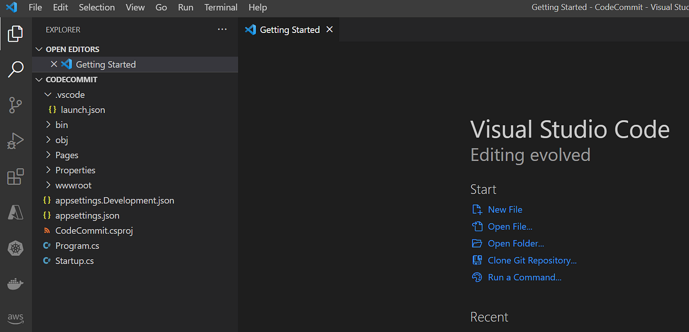 Connect to AWS CodeCommit From Visual Studio Code | by Jinath Premaratne |  Medium