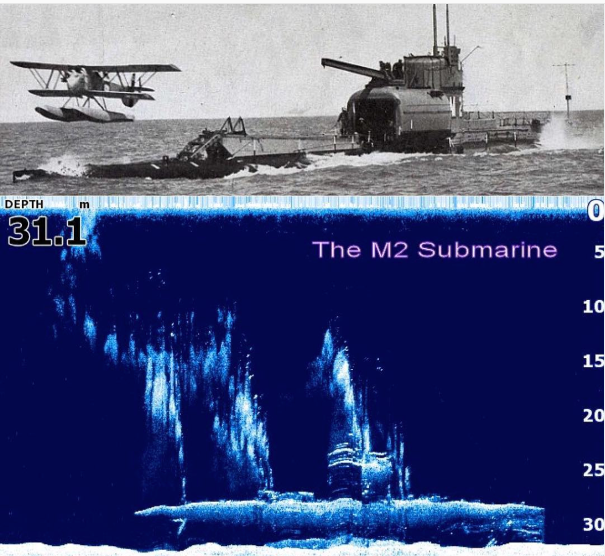 H.M.S M2 Submarine Shipwreck — The Grave of 60 British Seamen by Dive