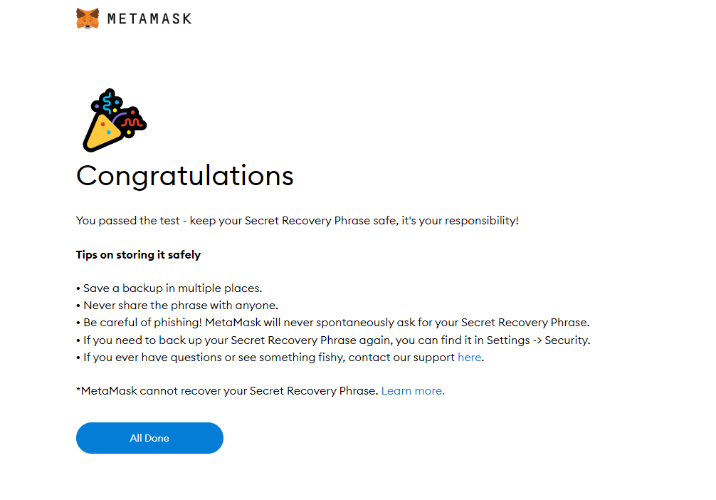 How To Create A MetaMask Wallet — Desktop | by Sterling Masterson ...