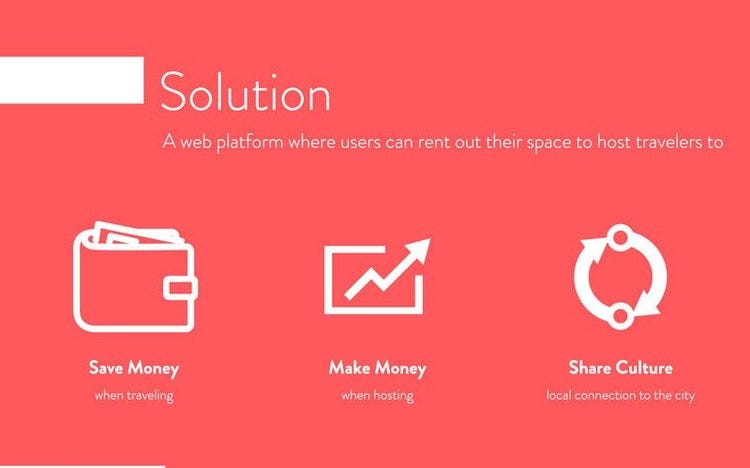 Airbnb pitch deck: teardown and redesign | by Slidebean | Medium