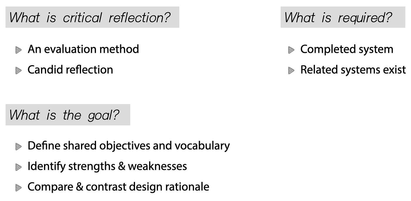 Evaluating Visualization Authoring Systems Through Critical Reflections
