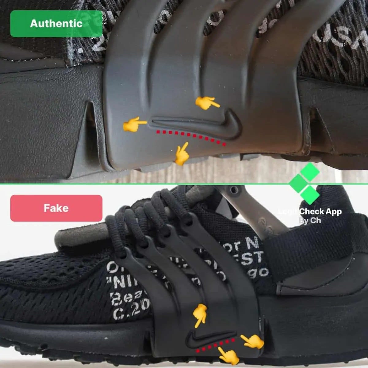 How To Spot Fake Off White Presto Black Real Vs Fake Off White Nike Air Presto Black Legit Check By Ch By Legit Check By Ch Medium