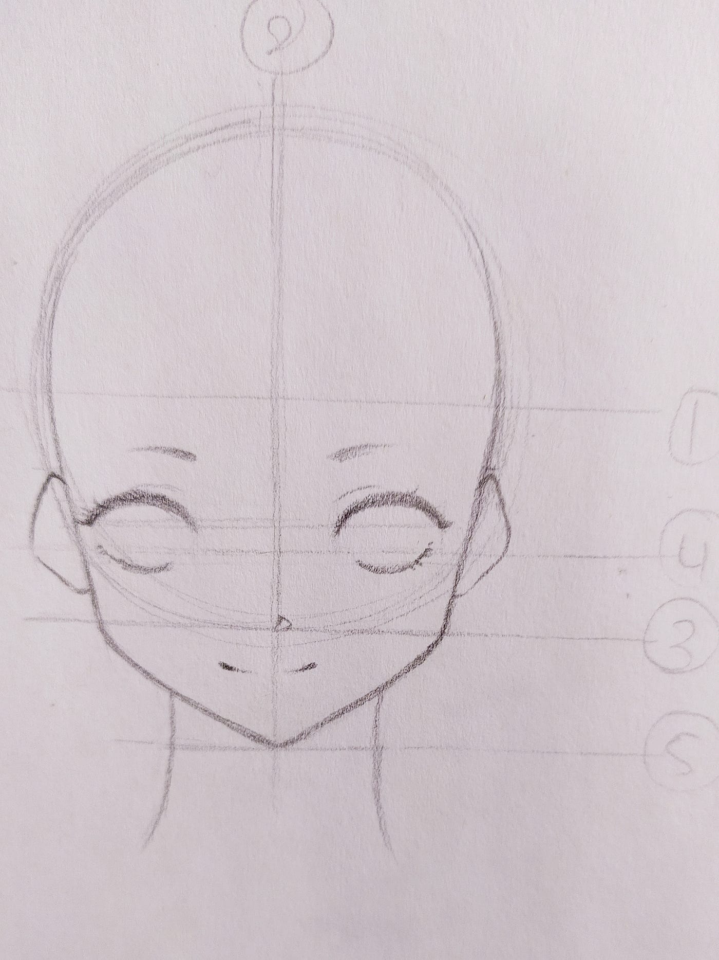 HOW TO DRAW A CUTE ANIME GIRL FACE (Part-1) | by Alisha | Medium