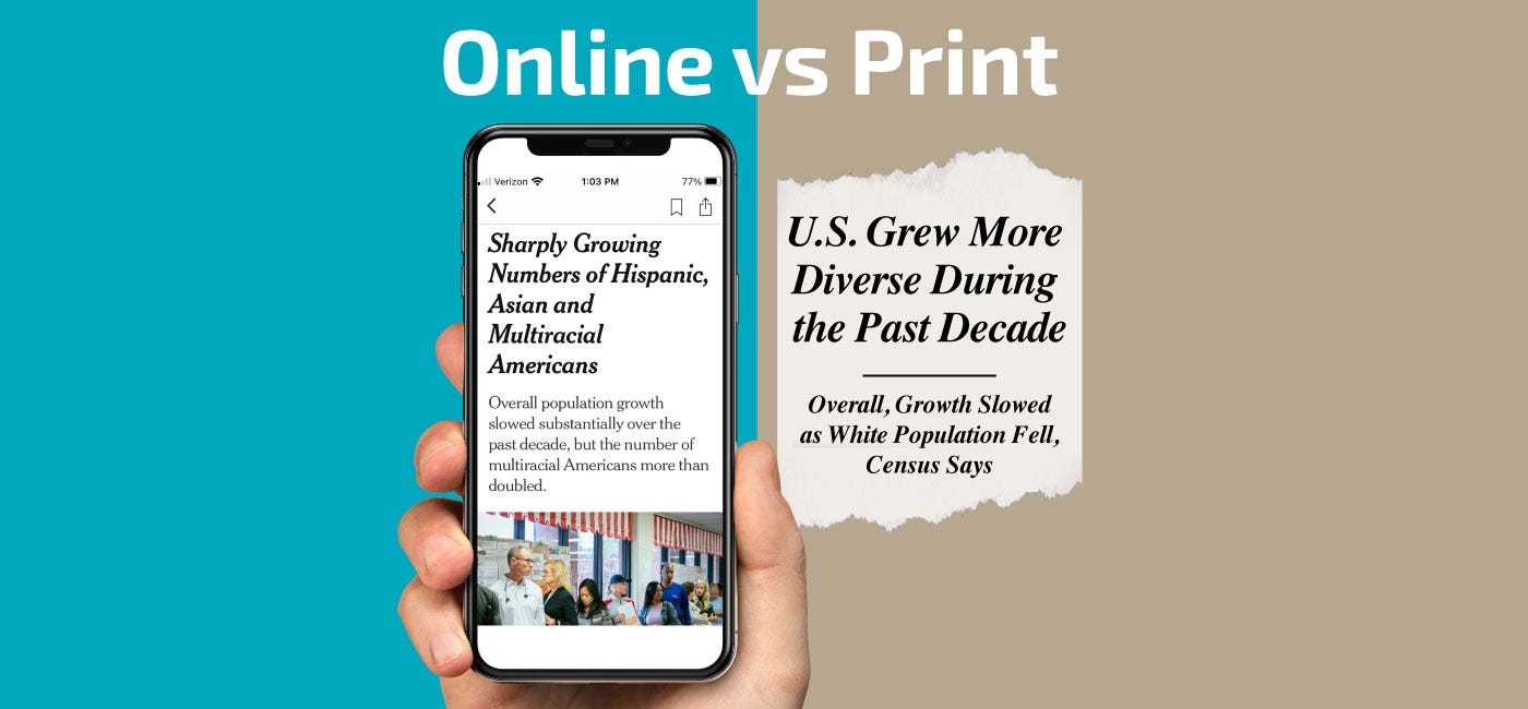 Online Headlines vs Print Headlines | by David Langton | Medium