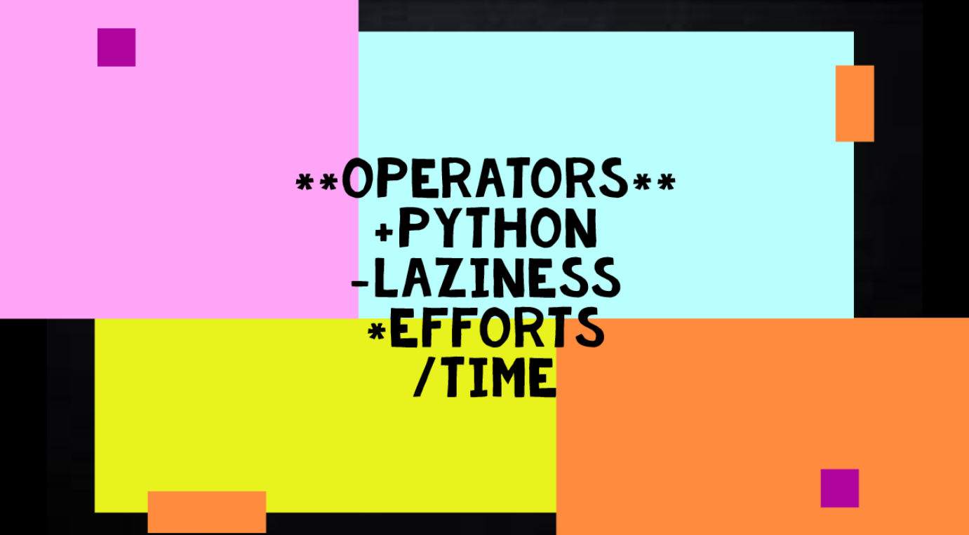 Whole Concept of Operators in Python | by Kanalsoni | Analytics Vidhya |  Medium