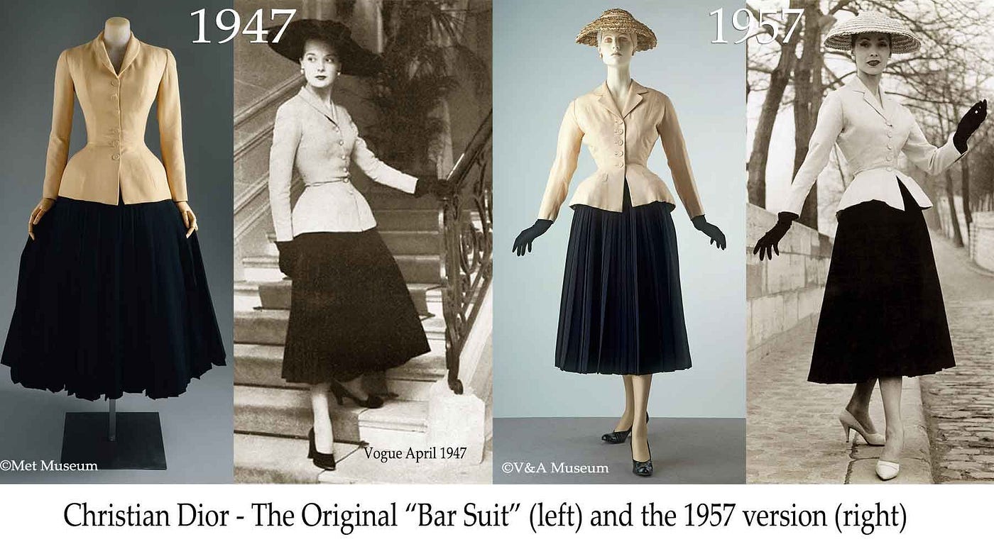 Fashion History- The New Look by Dior | by Kalyani Kala | Medium