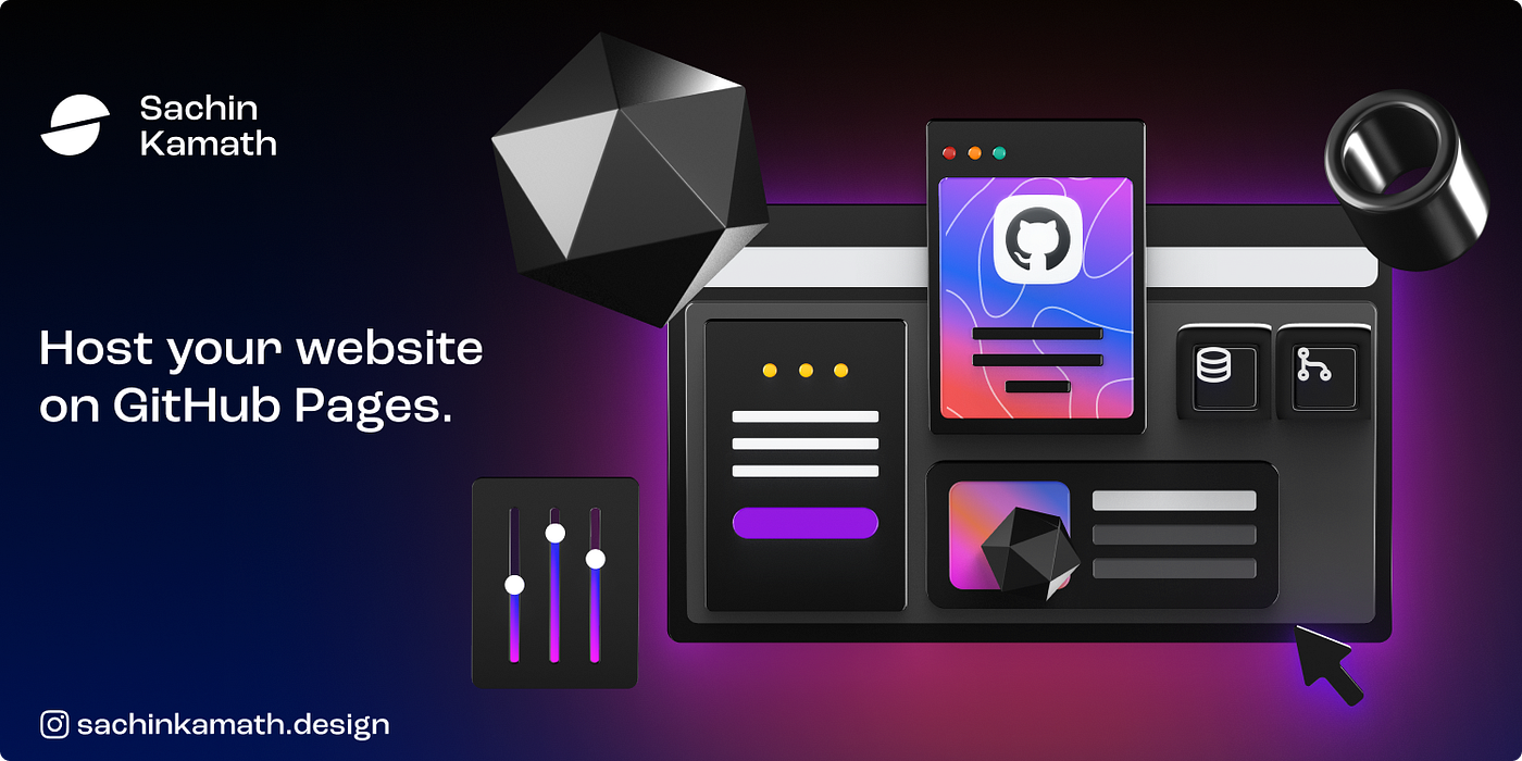 How To Host Your Personal Website Or Portfolio For Free Using Github Pages By Sachin Kamath Bootcamp