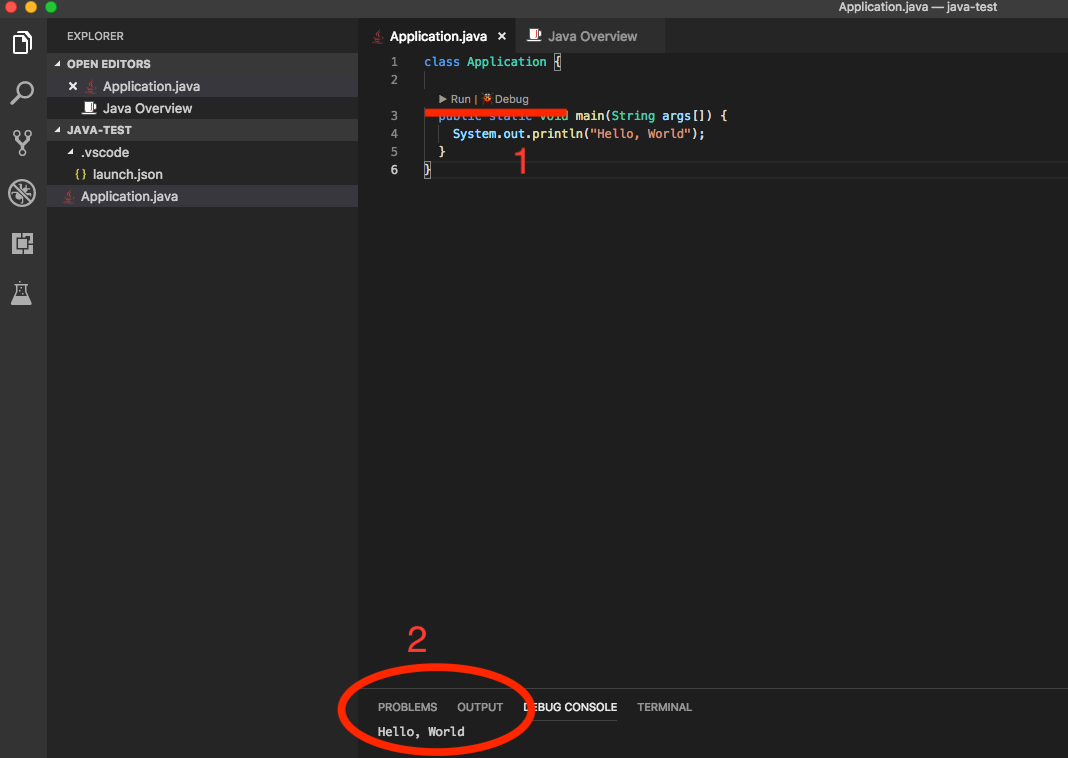 visual studio code debug java web application