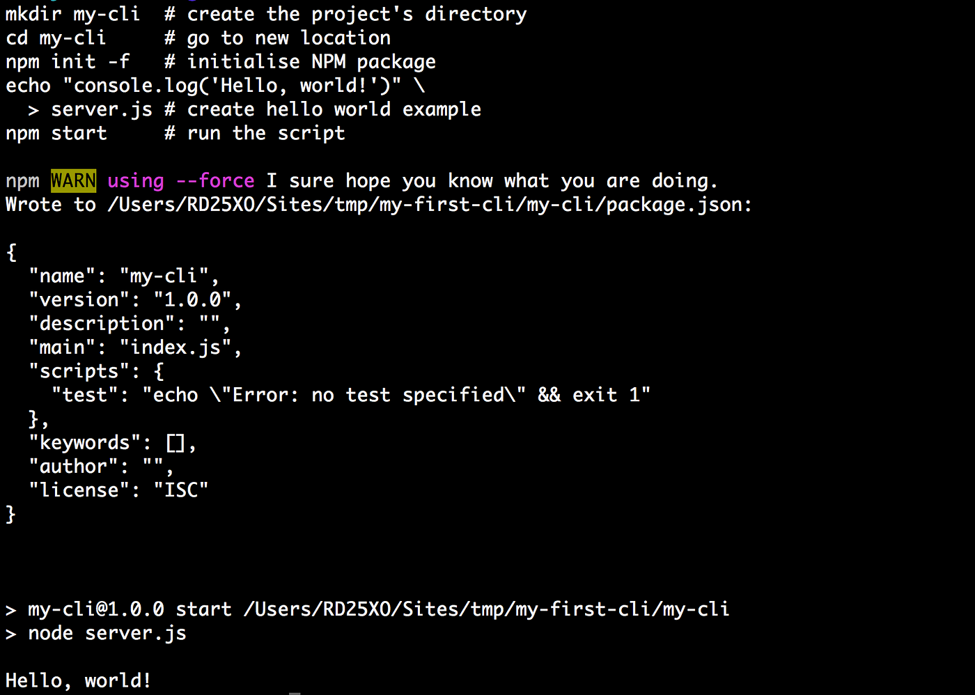 Basic CLI in Node. It’s well known that Node.js is a great… | by Alex ...