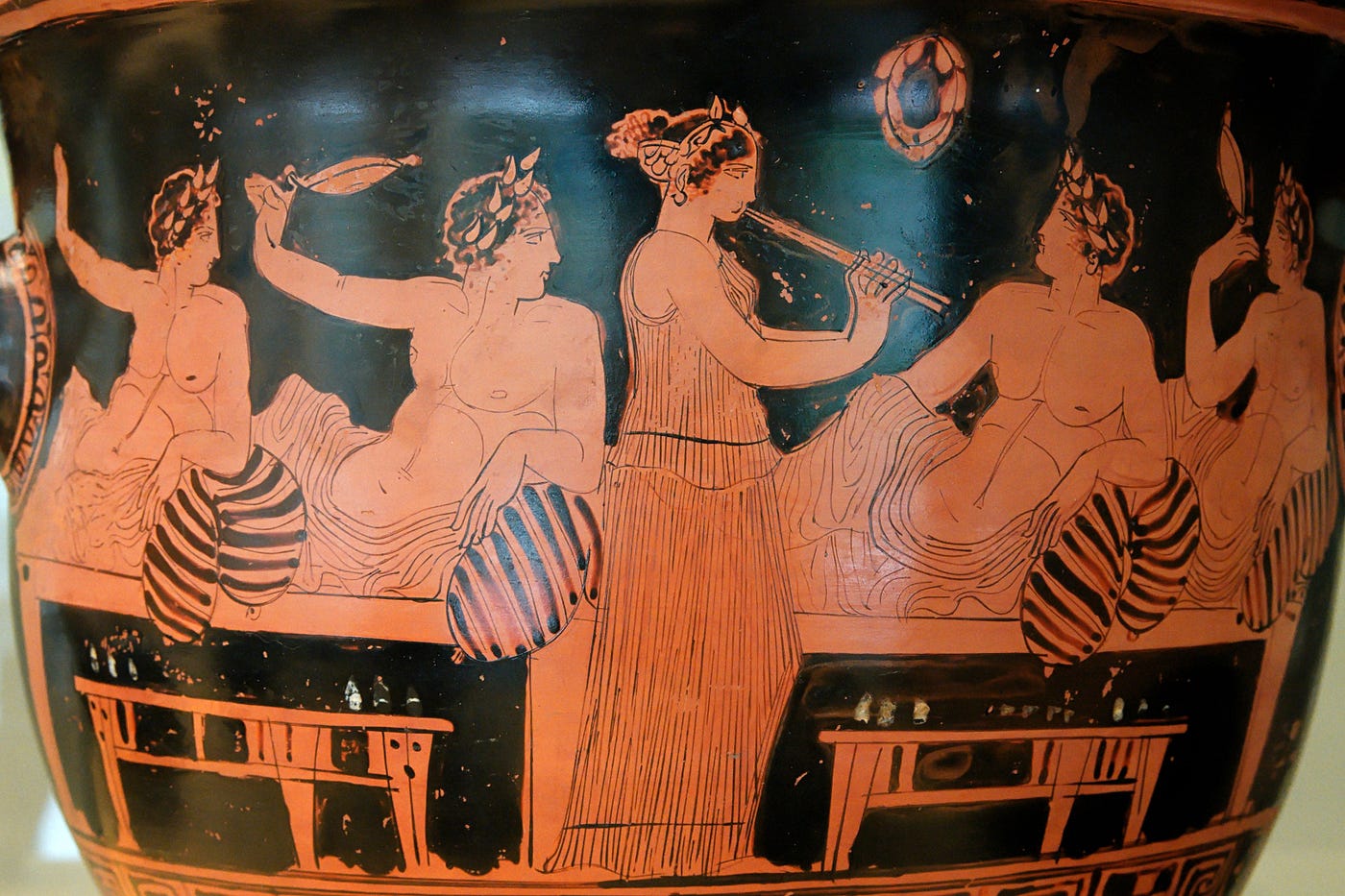 The Seductive Voice of the Aulos in Plato's Symposium: the enigmatic  dismissal of the Aulos Girl | by Tosca A.C. Lynch, PhD FRSA | eMousike |  Medium