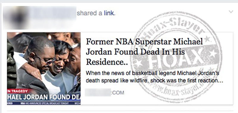 Fake Michael Jordan Dead at 52 | by Ricardo Fernandez | Medium