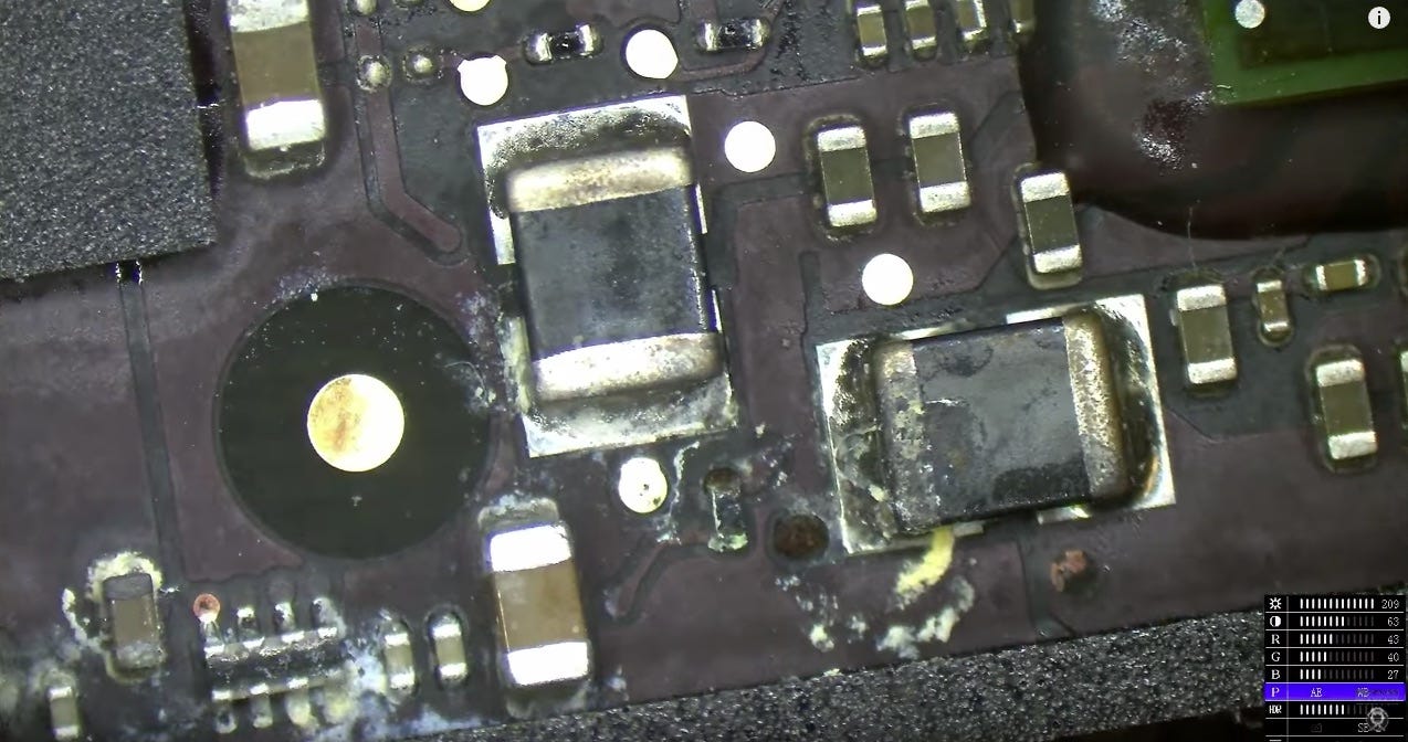 circuit corrosion boards damage printed liquid medium