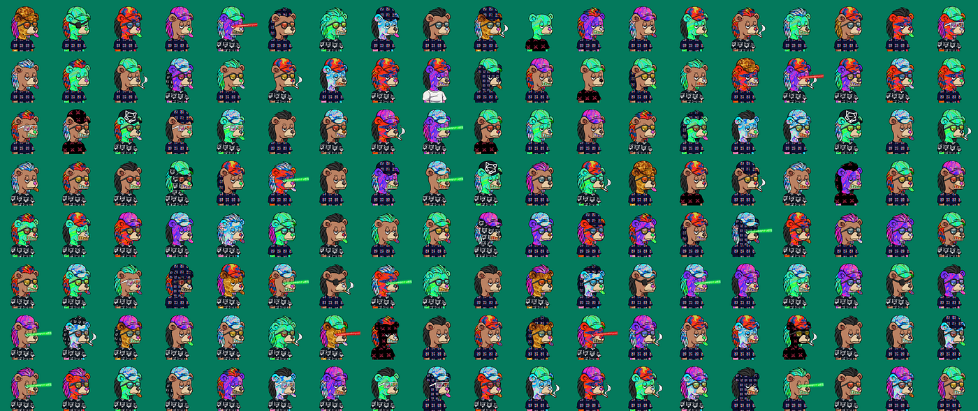 Here’s a look at EVERY NFT distributed to contributors as a part of their compensation.