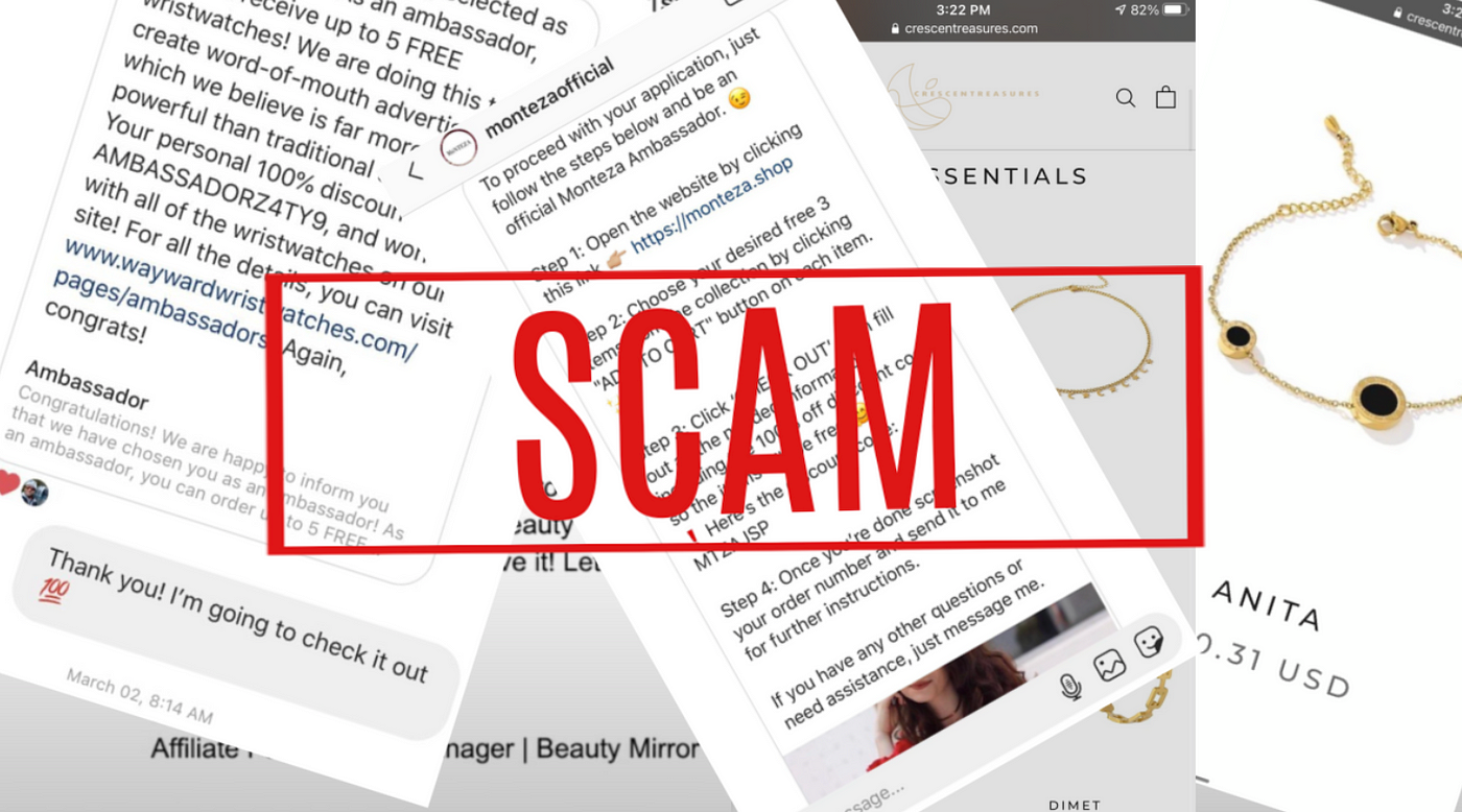 Instagram Brand Ambassador SCAMS To Look Out For | by Desiree Nicole |  Medium