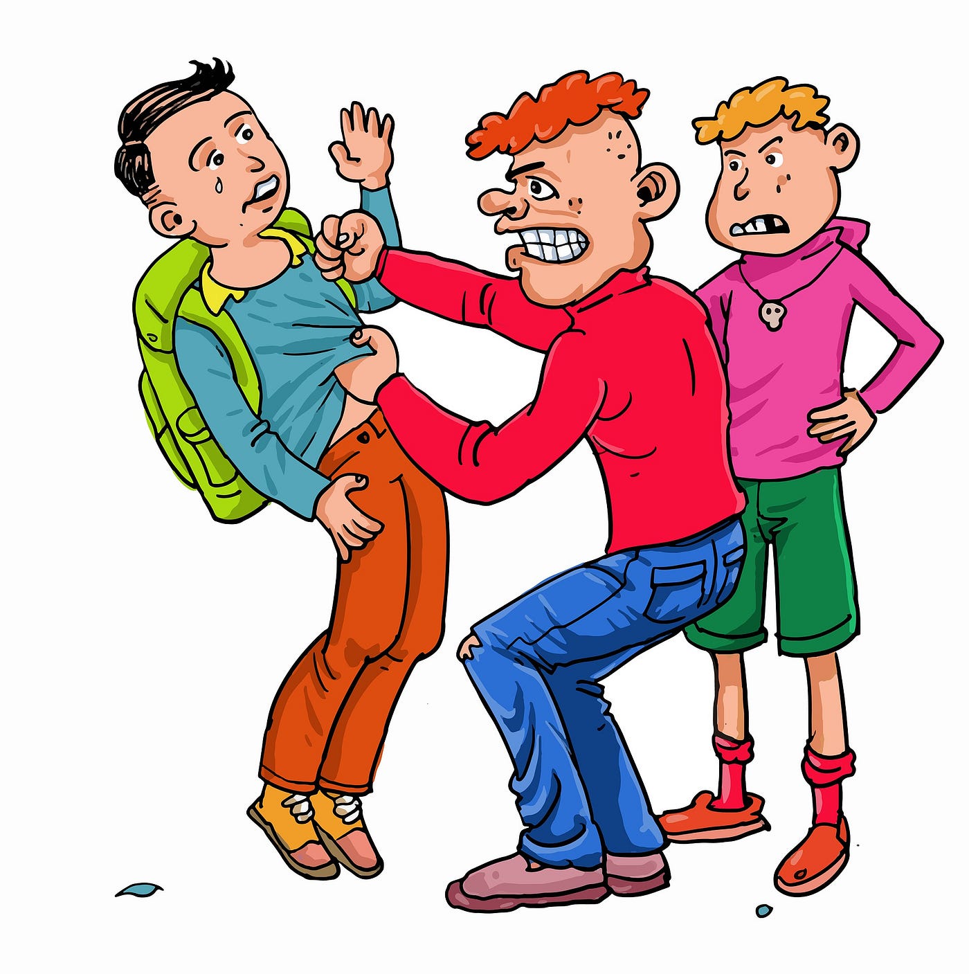 children fighting