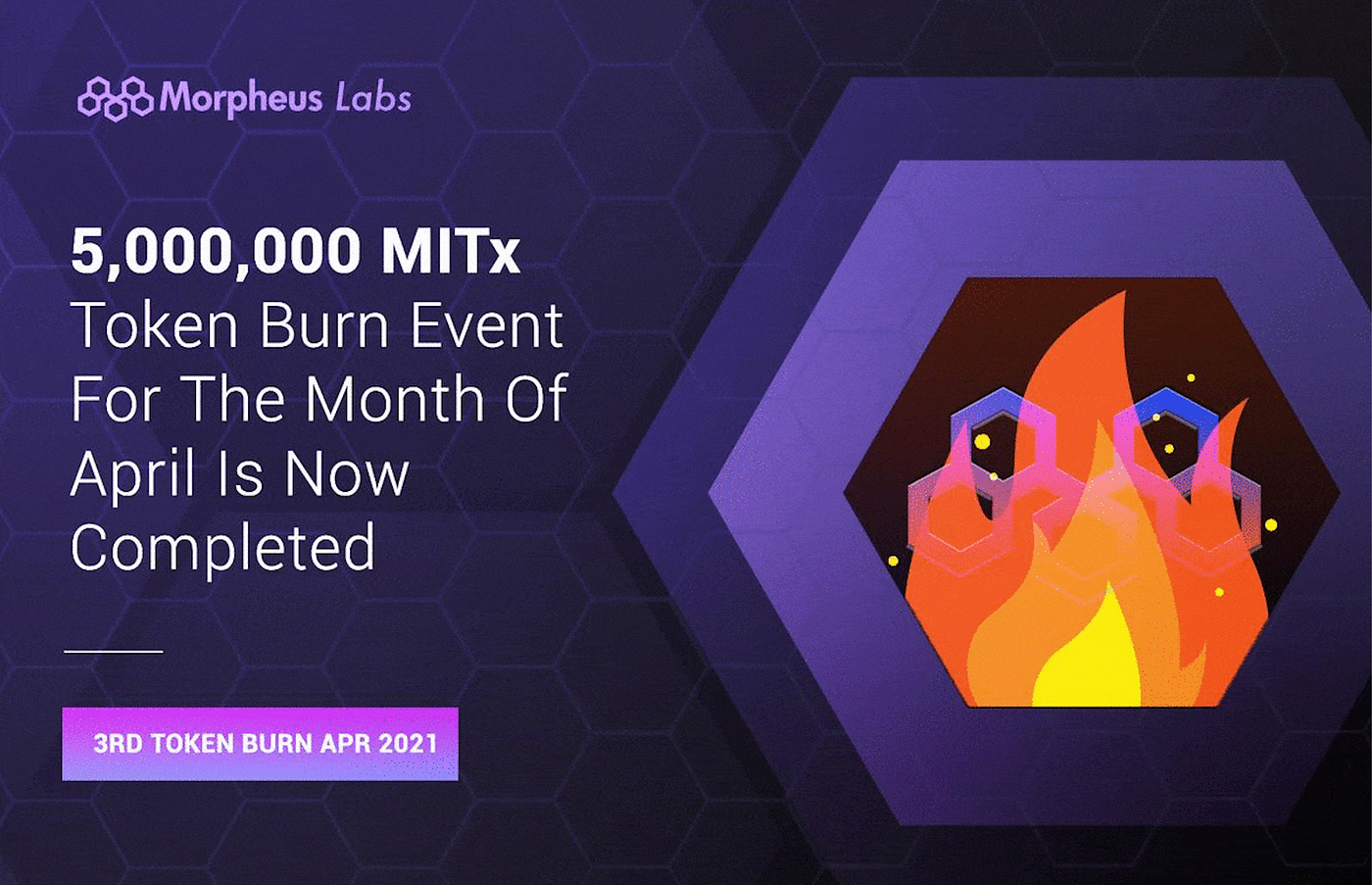 Round 3 April 21 Token Burn Update Morpheus Labs By Morpheus Labs Team Morpheus Labs Medium