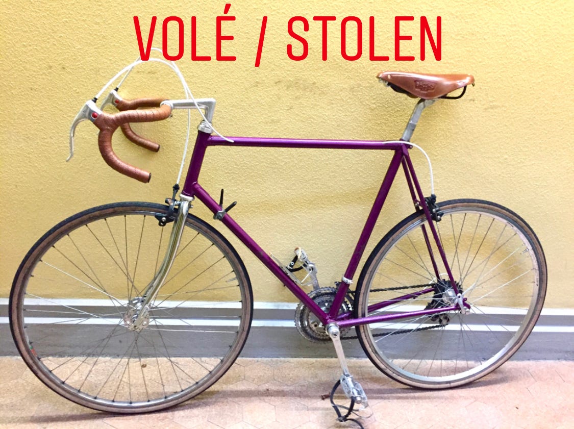 VÉLO VOLÉ, Lausanne. On m’a volé mon vélo, à l’Avenue de… by Jérôme Bailly Medium