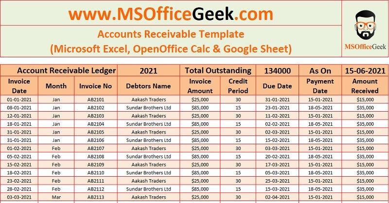 excel templates accounting