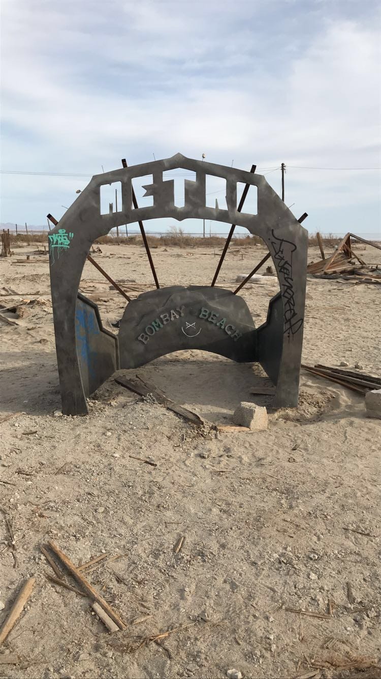 Salton Sea. You will encounter the smell last of… by Matthew Stuart Medium