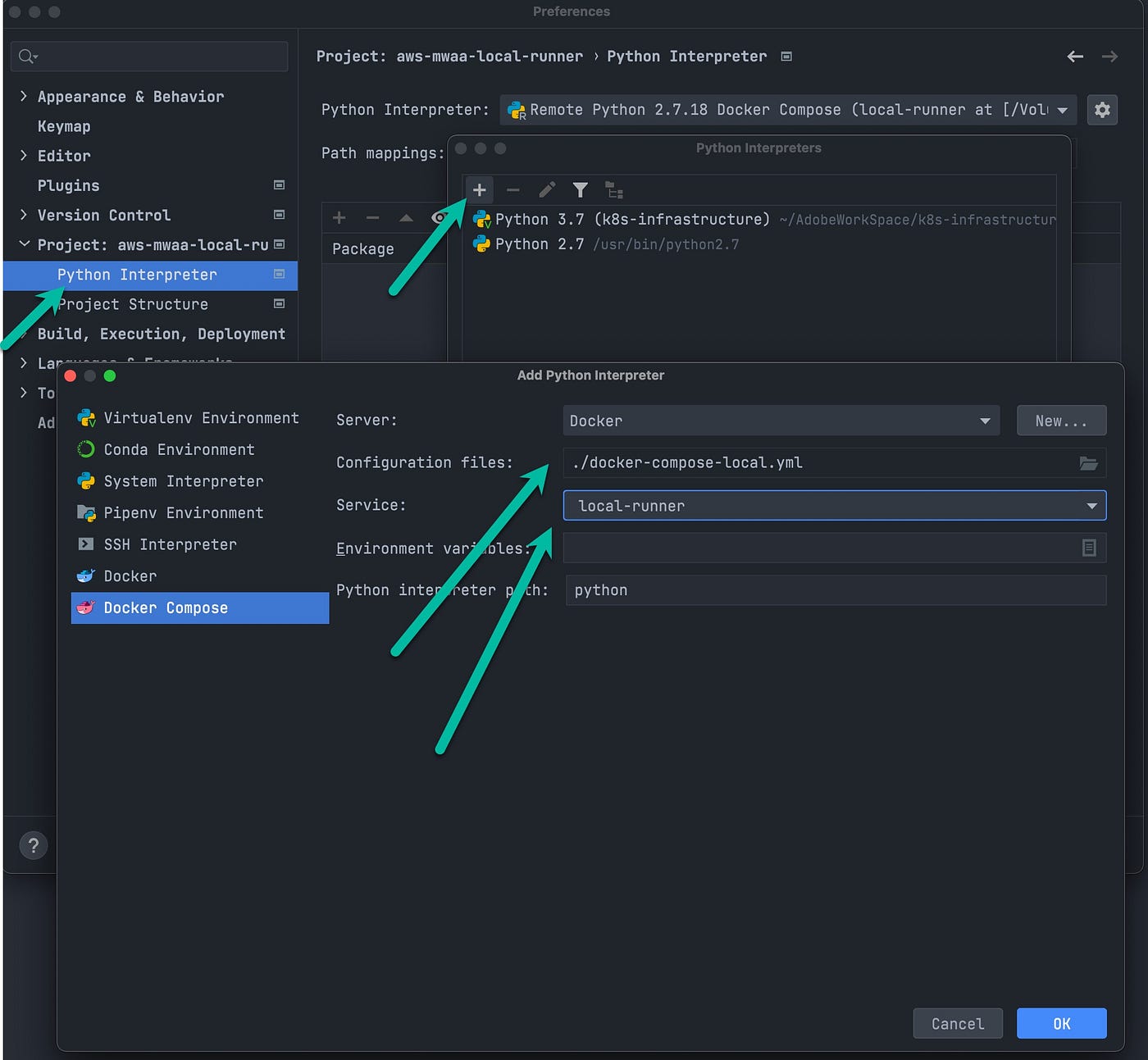 Local Development Setup for MWAA with PyCharm | by Satyajit Roy | Dev Genius