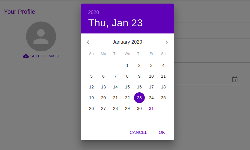 Using Material Datepicker In React By Aiska Basnet WesionaryTEAM