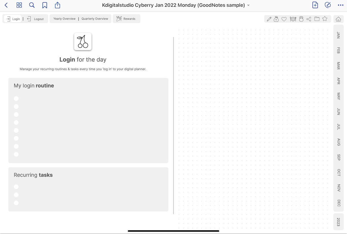 2022 Digital Planners for GoodNotes: 9 Free, Premium & Niche Picks | by  GoodNotes | GoodNotes Blog