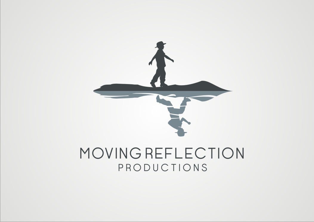 Moving Reflection Productions logo.