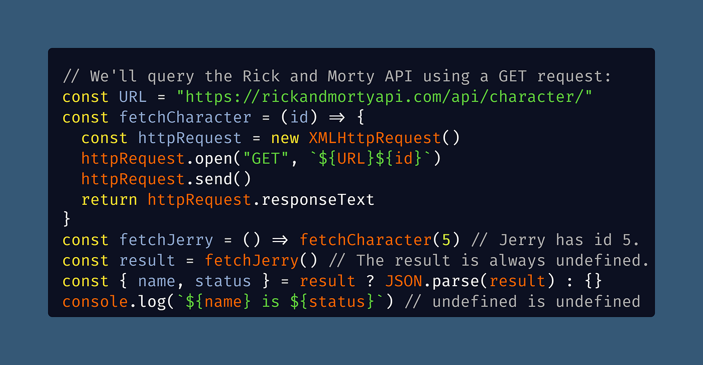 How To Return the Response From an Asynchronous Function in JavaScript