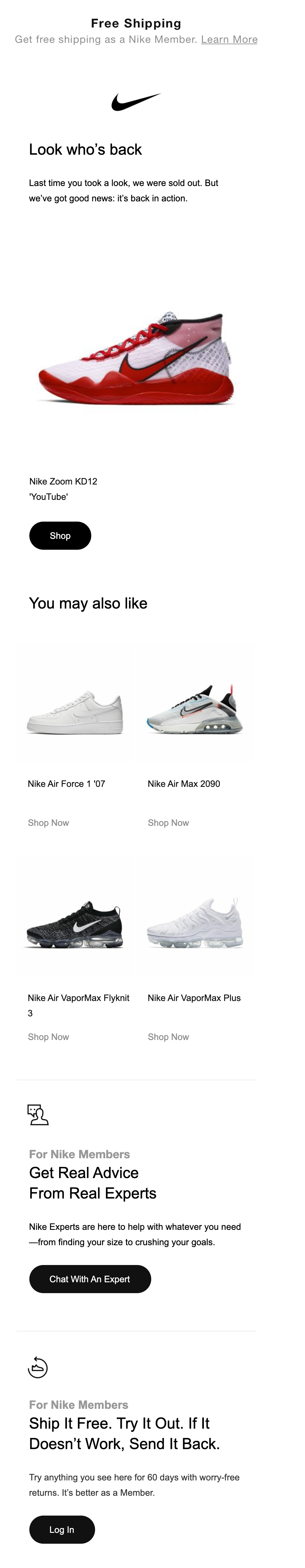 7 takeaways of Nike's email journey from welcome to post-purchase. | by  Mainul Quader | Medium