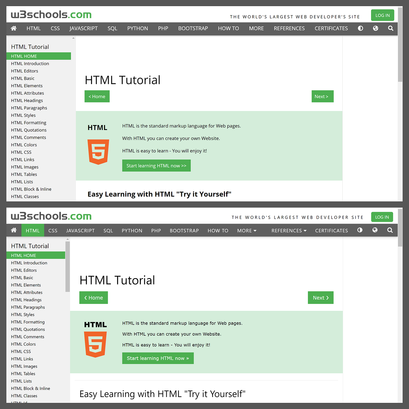 新手練習 用html Css復刻w3schools 頁面 By I Caught A Code Oct Medium I Caught A Code