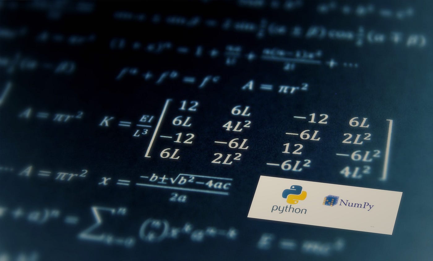 Numpy uncovered: A beginner's guide to statistics using Numpy | by Md  Khalid Siddiqui | Analytics Vidhya | Medium